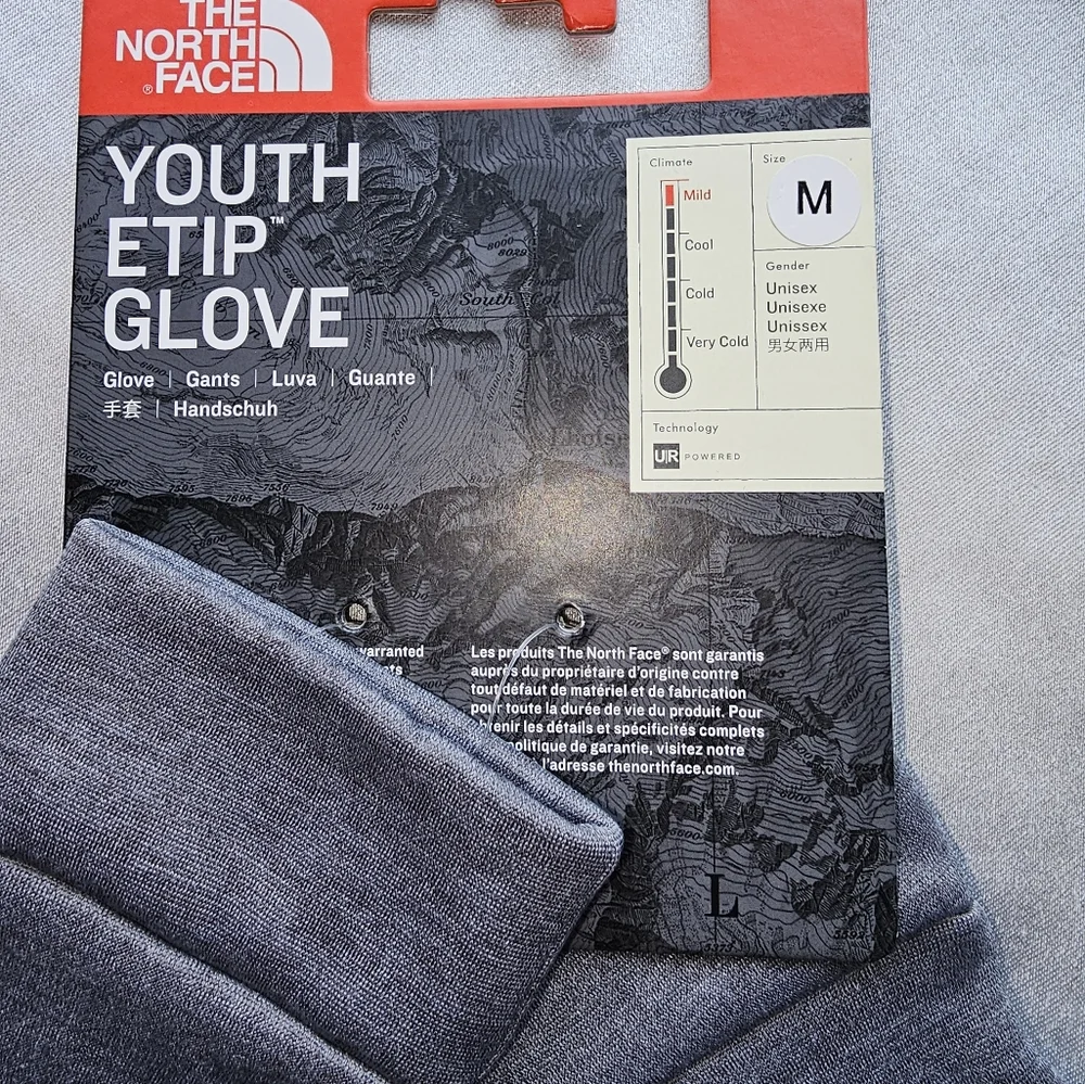The North Face Youth Etip Gloves Sz M